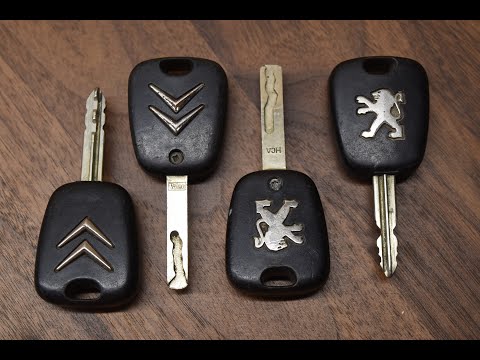 2003 – 2014 Peugeot / Citroen key fob battery replacement – EASY DIY