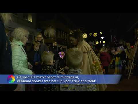 Halloween in de binnenstad van Den Helder