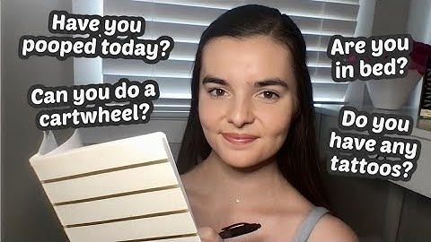 ASMR Asking You 150 EASY Personal Questions