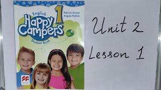 1-ci sinif ingilis dili (Happy Campers 1)Unit 2 Lesson 1 ən son izah 2022