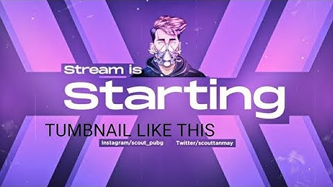 How to make thumbnail like scout