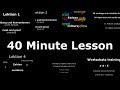 Learn German: Common Phrases, 30 Important Verbs & Core Vocabulary A - E (40 Minute Lesson)