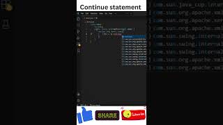 🧠Continue Statement In Java💀| Learn From AnkuTechX | #developer #tech #explorepage #codinglife#coder
