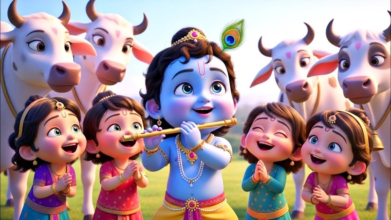 Little Krishna Songs | Choto So Maro Madan Gopal | Choti Choti Gaiya | Krishna Bhajan | Krishna Song