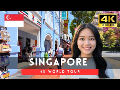 🇸🇬Singapore, Downtown Walking Tour - 4K Downtown tour｜Jun 2025