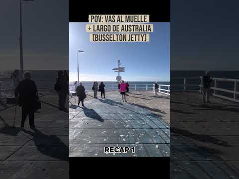 Visitando Busselton Jetty,  el muelle mas largo de Australia