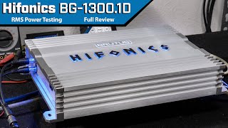Hifonics BG1300.1D  RMS Power Testing
