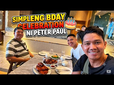 PETER PAUL SIMPLE BIRTHDAY CELEBRATION 