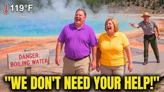 These COCKY Tourists Laughed At Their Yellowstone Guide - 4 Hours Later They Died