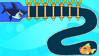 save the fish / pull the pin updated all levels #save fish game pull the pin android/ios/mobile game screenshot 2