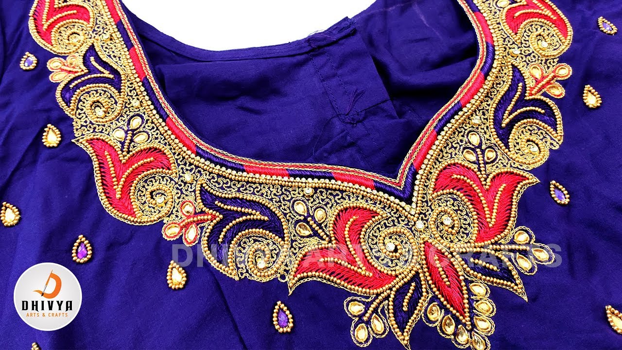 gorgeous aari work blouse designs | aari work for beginners ...