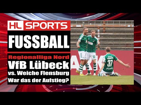 FUSSBALL: Regionalliga I VfB Lübeck vs. Weiche Flensburg I War das der Aufstieg?