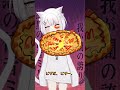 漆黒の使者-運命が腹ペコを呼ぶ刃！Pizzaリアクション #shorts #aivtuber #vtuber
