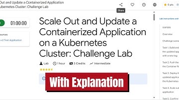 Scale Out and Update a Containerized Application on a Kubernetes Cluster: Challenge Lab