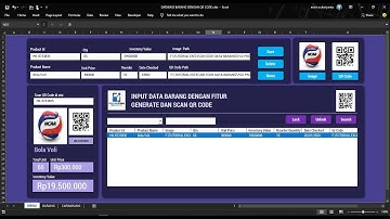 FULL TUTORIAL SISTEM INPUT DAN CEK BARANG DENGAN QR CODE DAN SCANER