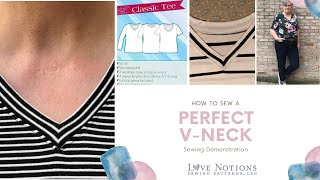 How To Sew A Perfect V Neck