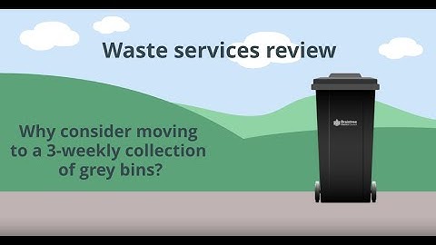 Waste Services Review | Why consider a 3-weekly collection for grey bins? Frequently Asked Question