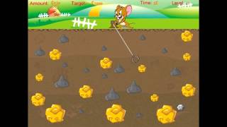 Tom & Jerry - Movie game - 'Gold miner' 2013 - game for kids screenshot 4