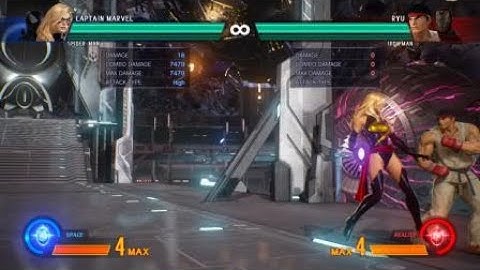 MARVEL VS. CAPCOM: INFINITE Captain Marvel Combo