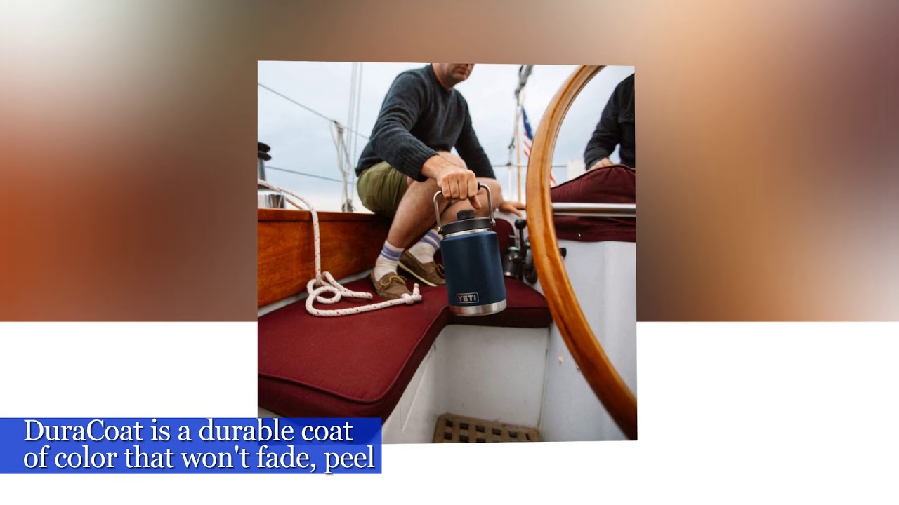 yeti rambler vacuum insulated stainless steel half gallon jug with magcap