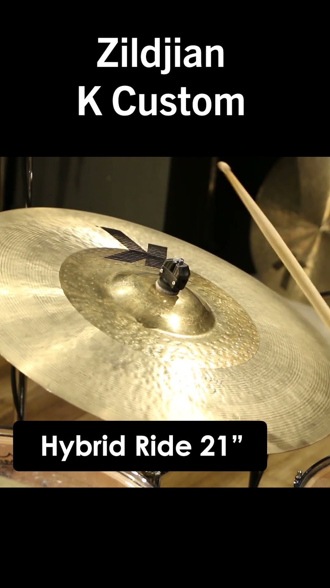 20 & 21 Zildjian K Custom Hybrid Ride #zildjian - YouTube
