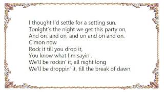 Fefe Dobson - Rock It Till You Drop It Lyrics