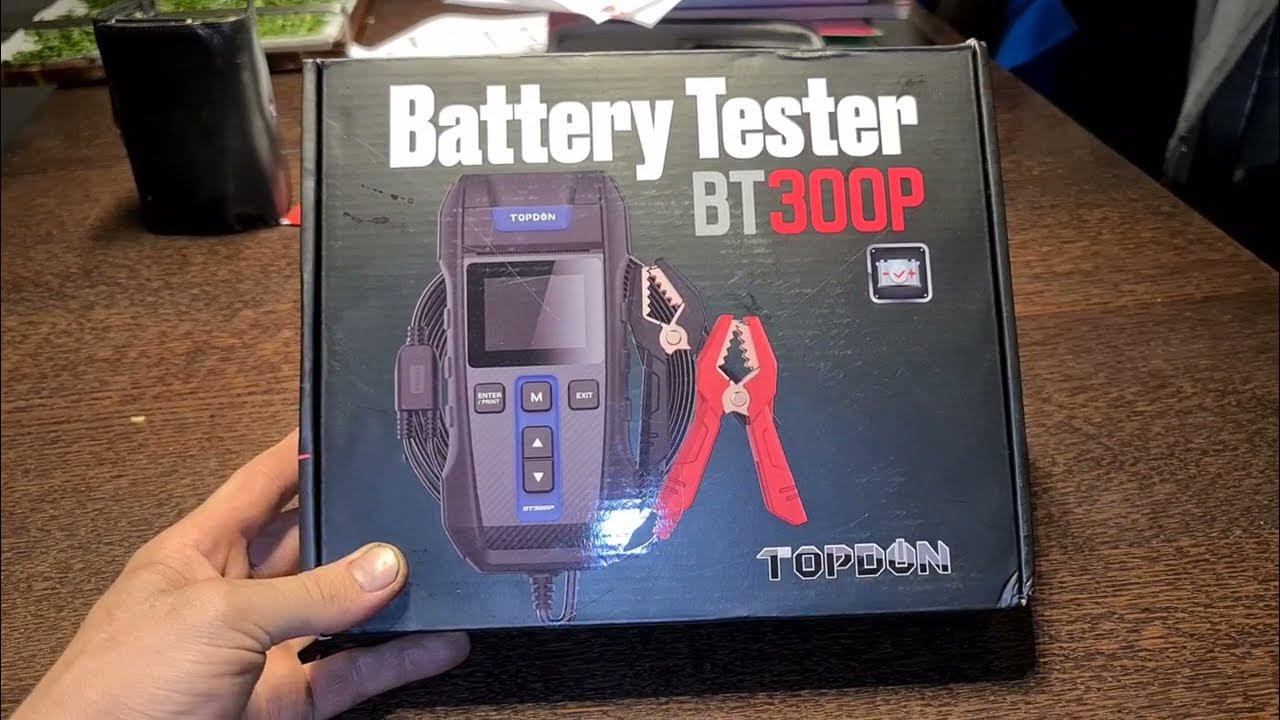 Test Battery Tester BT300P YouTube