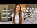 First Year of Nursing School Recap | what to expect, advice, hardest classes…