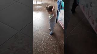 Little boy. 11 month Arkadik dance