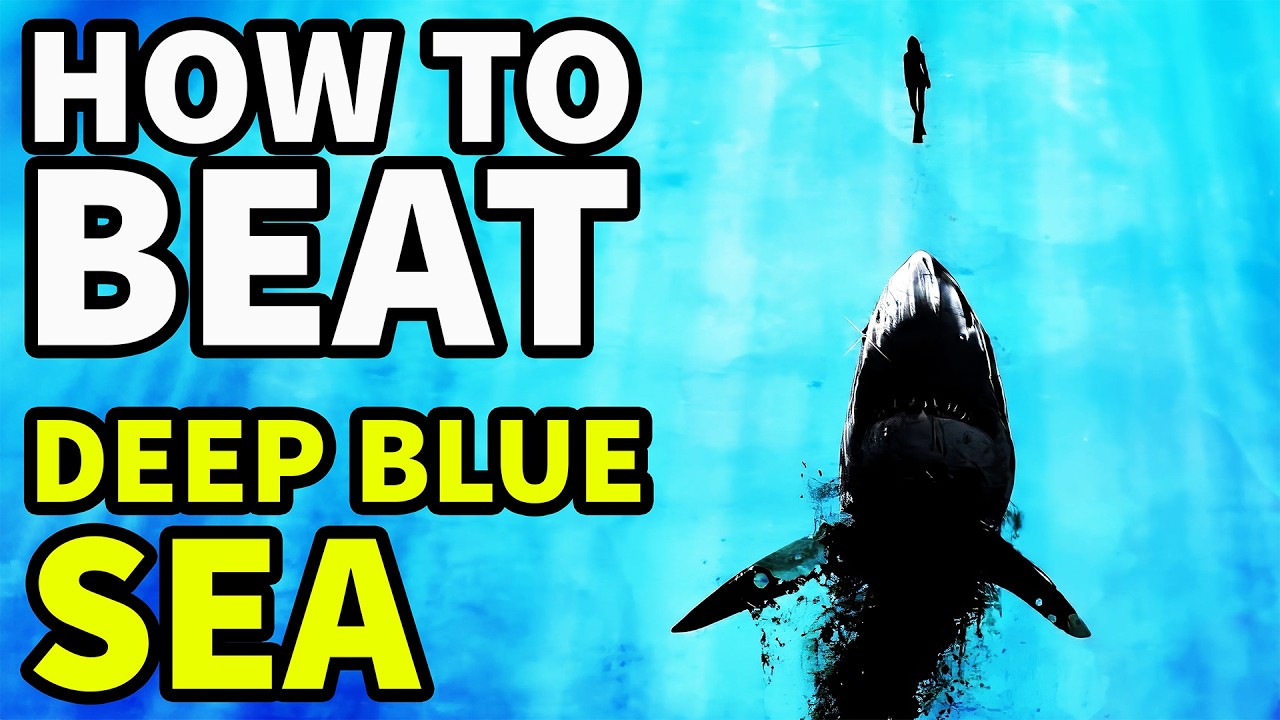 How to Beat the GIANT MAKO SHARKS in "Deep Blue Sea"