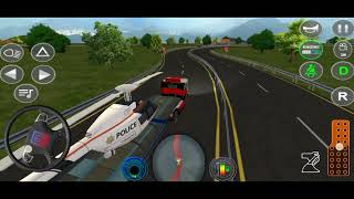 Euro Truck Transport Simulator/ game lái xe đầu kéo chở máy bay trực thăng đi giao#4 screenshot 2