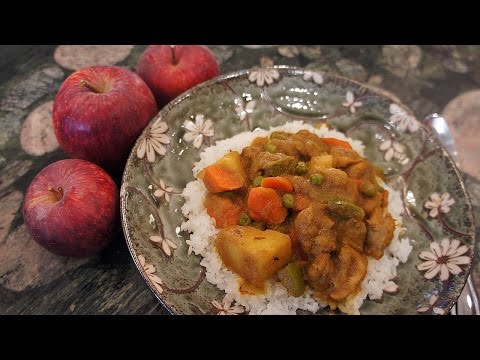 how-to-make-japanese-chicken-curry-(with-apples-and-ginger)-チキンカレーの作り方