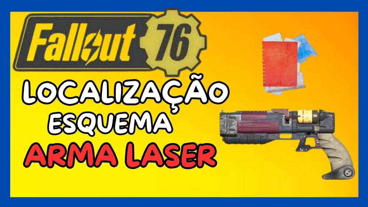 Fallout 76: Localização Esquema da Arma Laser