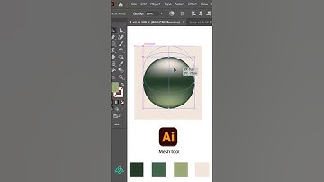Mesh tool in Adobe Illustrator