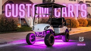 GLOW ON THE GO! - Custom Carts With LED Underglow Ground Effects