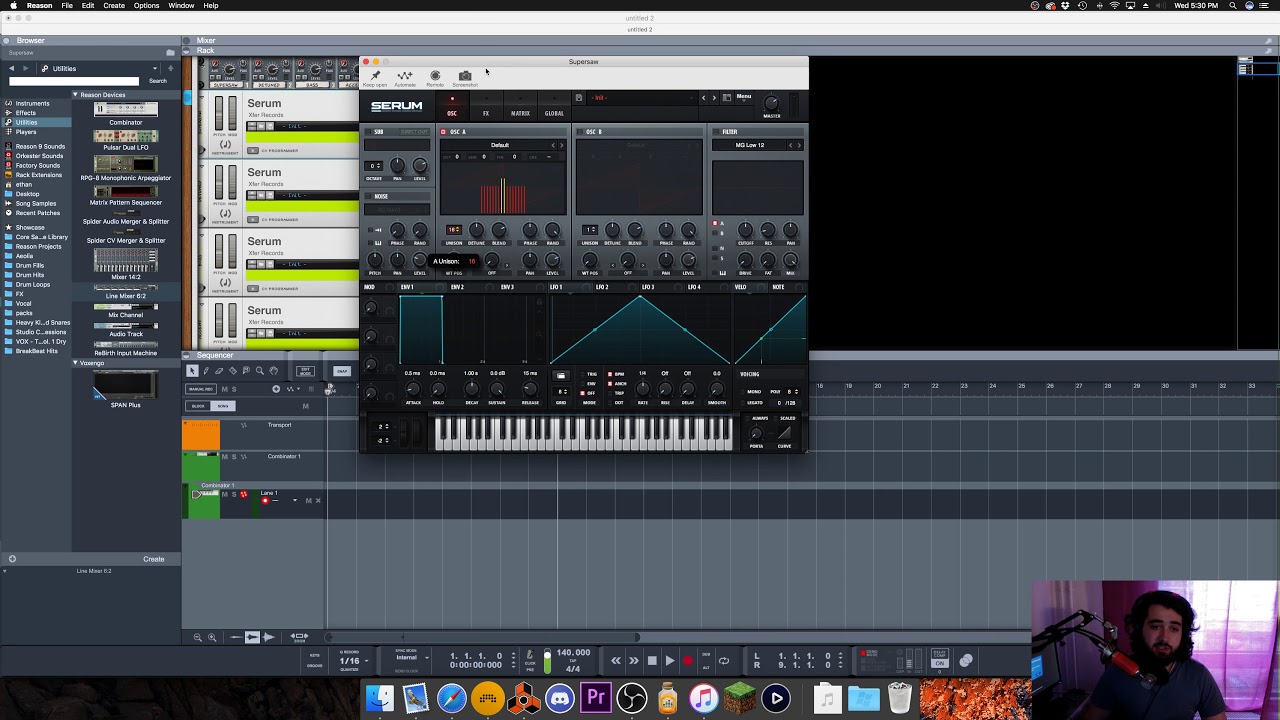 Reason 9 5 - Huge Dubstep Chord Generator - YouTube