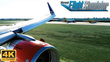 Microsoft Flight Simulator 2020 *MAXIMUM GRAPHICS* 8K A320NEO Livery - Brussels Airport