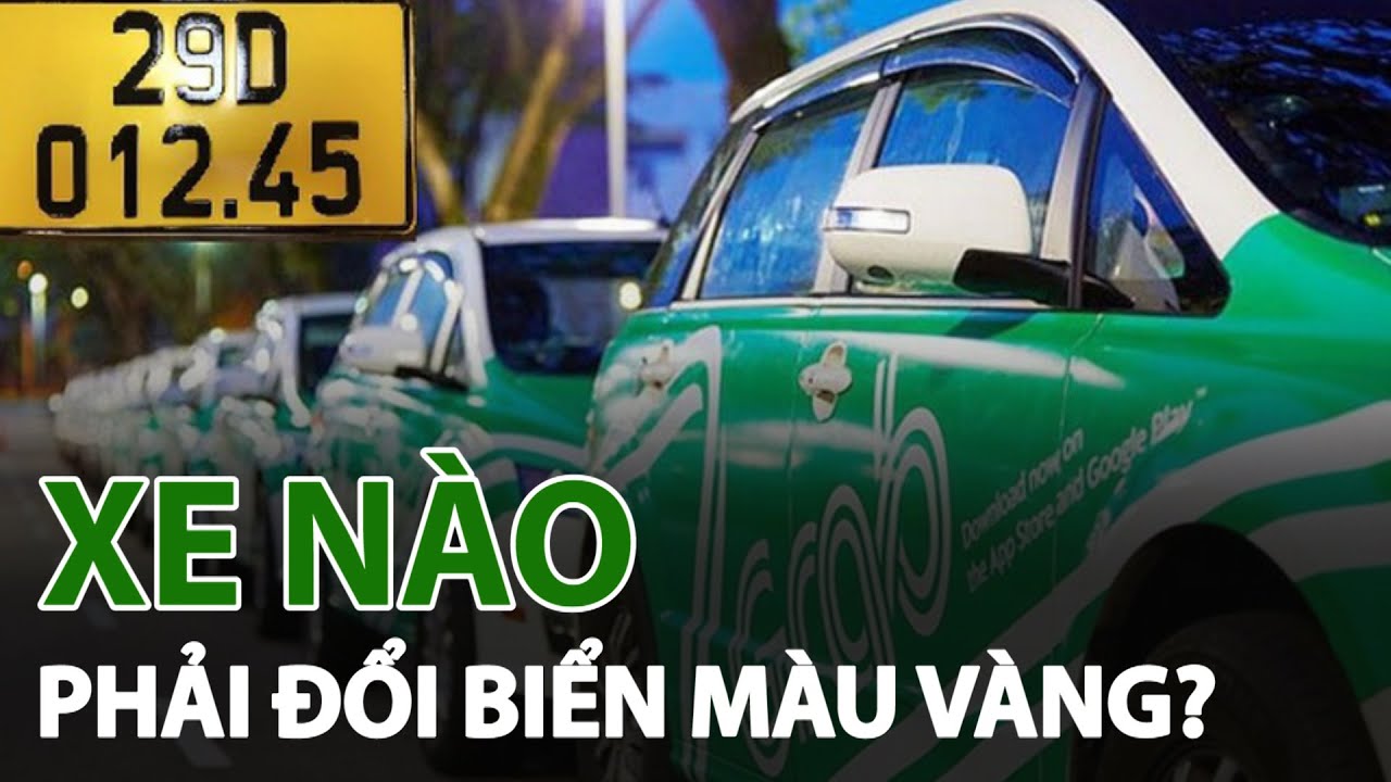 Những xe nào phải đổi biển màu vàng? | VTC14