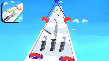 KNIFE STACK ALL LEVELS GAMEPLAY ANDROID,IOS (LEVELS 4-6)