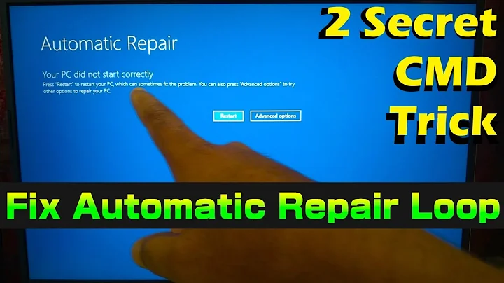 FIX Automatic Repair Loop Windows 10/11 (These TWO COMMANDS Fixed Everything) ✅