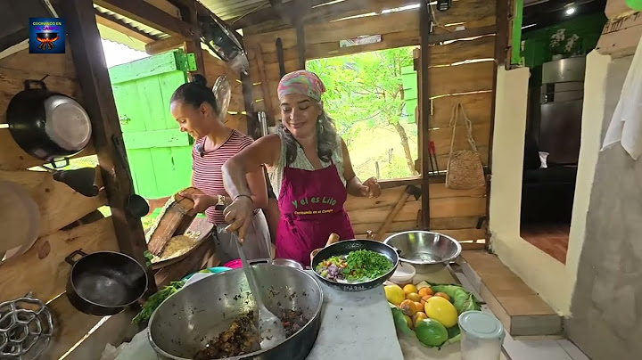MIREN la COCINA más LINDA del CAMPO de RD ahí COCINAMOS un RICO LOGRIO de CHICHARRON