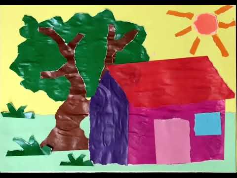 Video Ngôi nhà trong tranh-Ngôi nhà của em- Tranh xé dán... - youtube