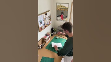 My zine making process #zine #zines #selfpublishing