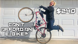 I put an ENGINE on my BIKE! (2 stroke motorized bicycle Build)