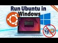 Run Ubuntu inside Windows Without Any Third party Software