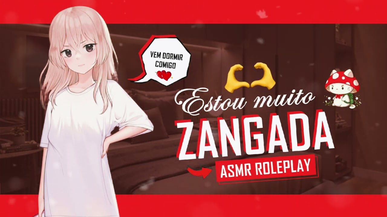 ASMR NAMORADA ZANGADA POR VOCÊ NÃO QUERER DORMIR