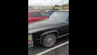 Fleetwood Brougham Limousine shopping on Sunday for vege and tattas