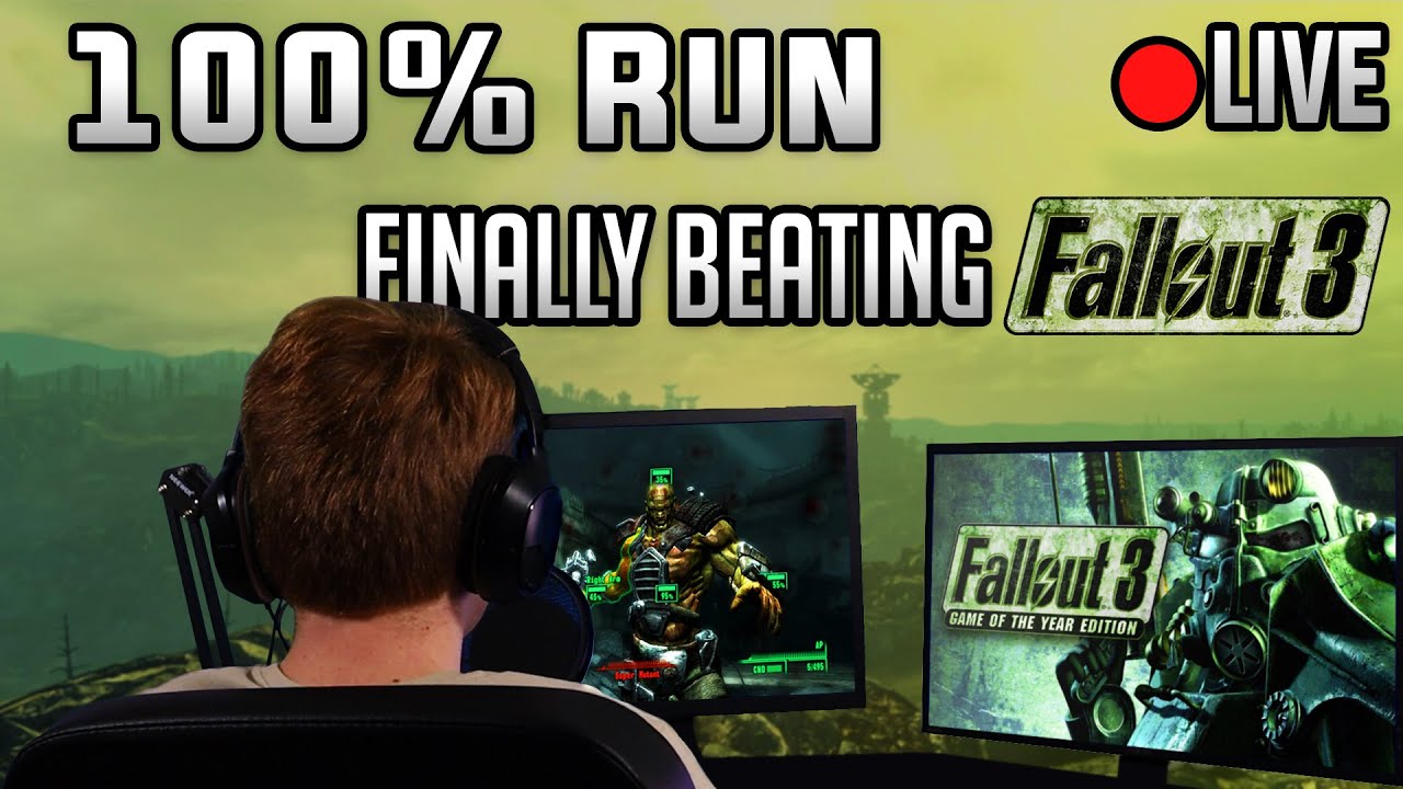 🔴 Beating the WASTELAND of Fallout 3 as a Goody-Two Shoes - Bought and Forgotten 100% Run Stream 3