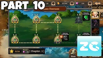 Tactics Squad Dungeon Heroes Android IOS Walkthrough Part 10 Lake Fontane Gameplay HD
