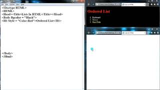 Ordered List in HTML || Hindi